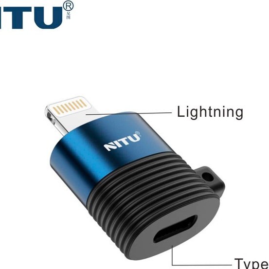  مشخصات مبدل USB-C به لایتنینگ نیتو مدل Nitu NT-CN14 