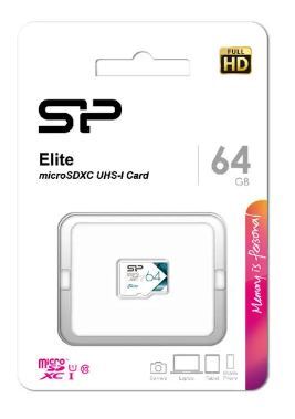 کارت حافظه‌ microSDHC سیلیکون پاور مدل Color Elite کلاس 10 استاندارد UHS-I U1 سرعت 100MBps ظرفیت 64 گیگابایت