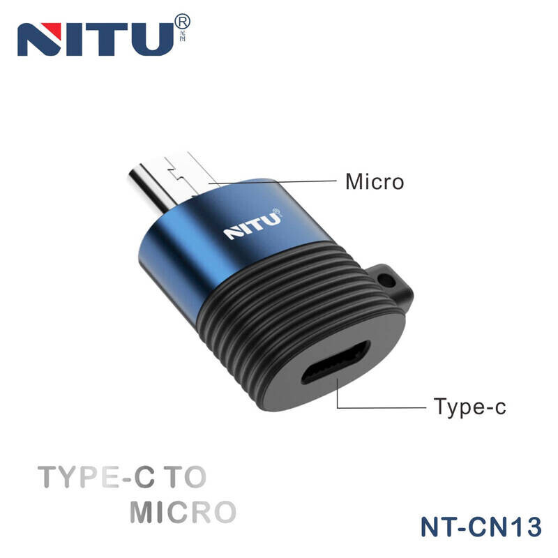  تبدیل micro USB به تایپ سی نیتو مدل Type c CN13 