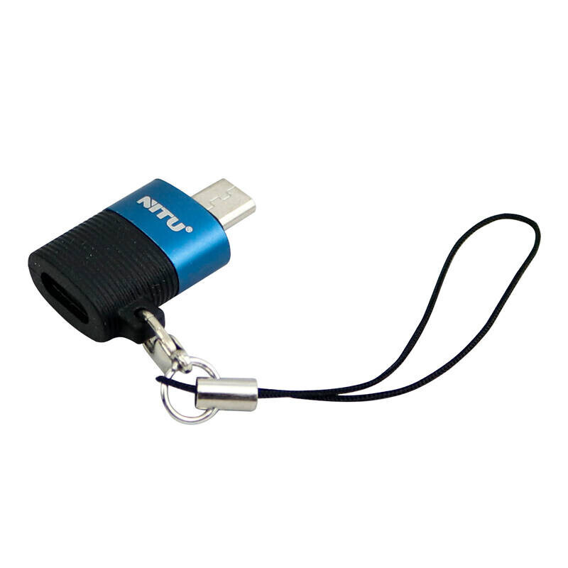  خرید تبدیل micro USB به تایپ سی نیتو مدل NITU Type c CN13 