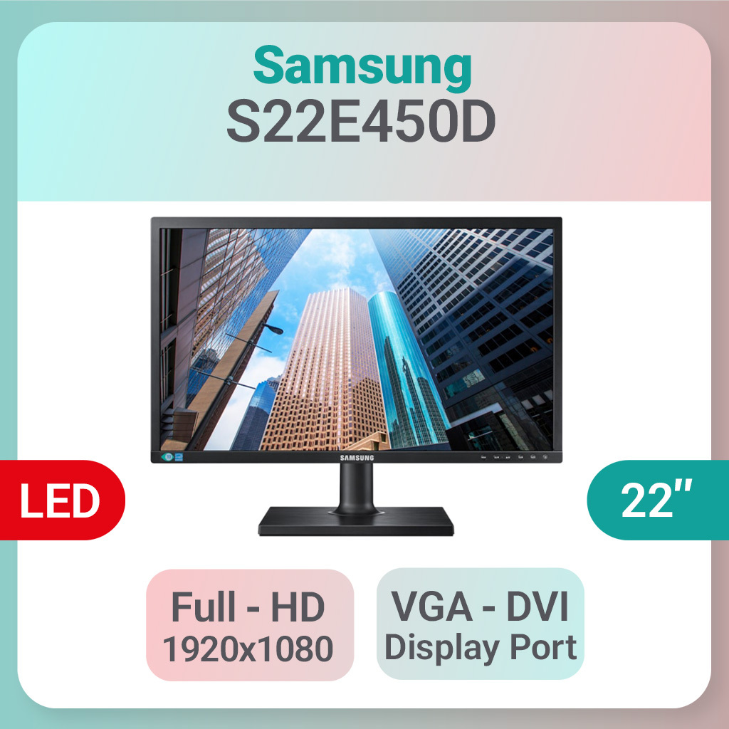  مانیتور استوک Samsung S22E450D سایز 21.5 اینچ Full HD 