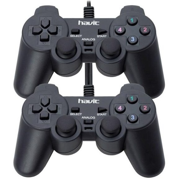  دسته بازی هویت مدل HV-G61 ا hv-g61-gamepad 